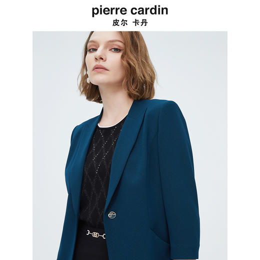 皮尔卡丹女装简约知性修身干练西服P4222U4029G0 商品图4