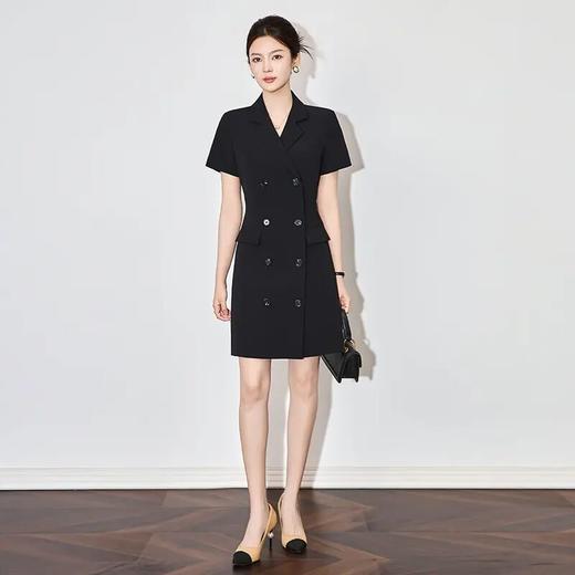 【高货wl】全新升级【铂金会员358/天猫479/差价121】(14320) 洛诗琳时尚气质轻熟风通勤收腰连衣裙高级感职业西装裙 商品图2