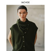 棉仓3621599004-IACHOE自带围巾马甲 商品缩略图2