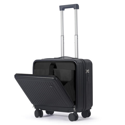 【前置开口行李箱】18寸多功能拉杆箱 女小号迷你登机箱小密码旅行箱 国庆短途出行 商品图9