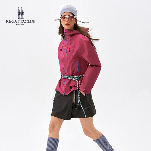 优选丨「春季新款」英国品牌regattaclub赛艇俱乐部情侣户外冲锋外套风衣三防科技双开头拉链透气防风 商品图8