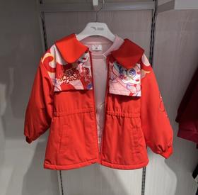 安踏儿童外套专柜25年春女小童潮流摇粒绒运动上衣362519721