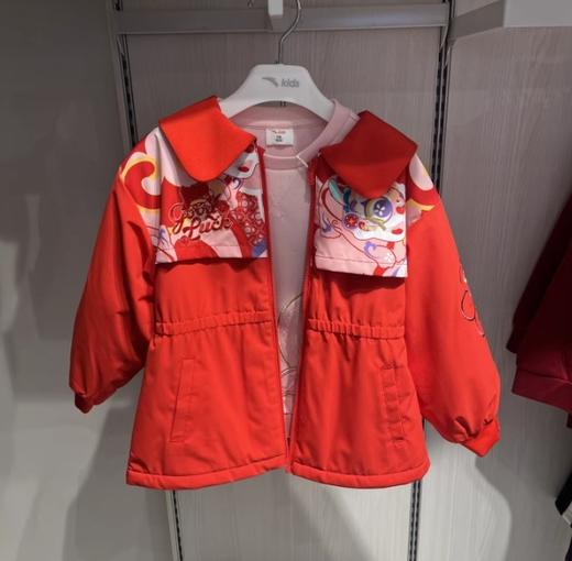 安踏儿童外套专柜25年春女小童潮流摇粒绒运动上衣362519721 商品图0
