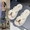 【夏季新款❗️超仙蝴蝶结凉拖鞋】柔软又有质感，亲肤透气，久穿不累！网红女外穿厚底防滑软底百搭时装拖鞋 商品缩略图1