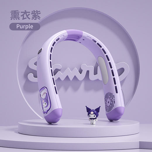 【超大风力挂脖风扇】便携送女生闺蜜儿童 实用高级感办公户外学生风扇 商品图6