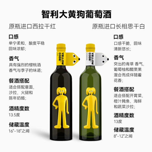智利大黄狗冰桶限定套装礼盒750ml*2瓶/010930 与众不同出类拔萃3D酒标 商品图1