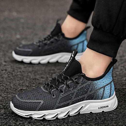 【YW】无忧购男鞋休闲运动飞织透气软底跑步运动鞋AC3889（截单后7天发货) 商品图2