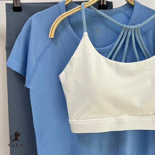 壁虎瑜伽【2504SY353+2504TZ354】美背BRA 3件套（一体式胸垫）【5天发货】 商品图4