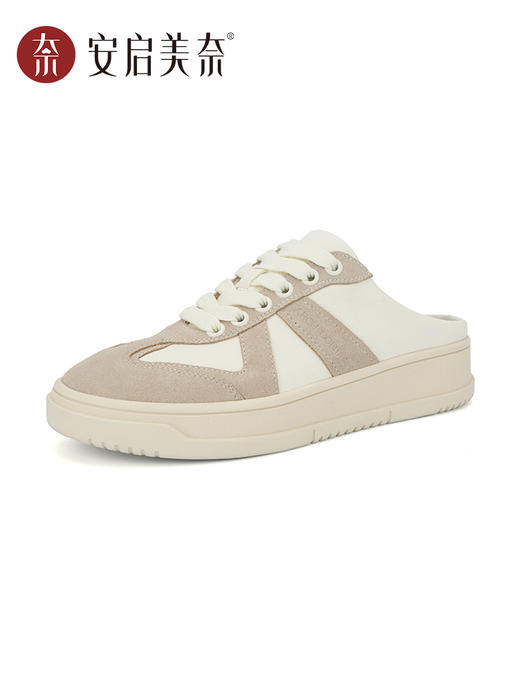 ARCHCONTACT安启美奈气垫云休闲多彩德训厚底半包拖鞋53030 商品图5