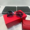 F197  Cartier卡地亚 新款纯钛无框钻石切割太阳镜高端太阳镜 商品缩略图2