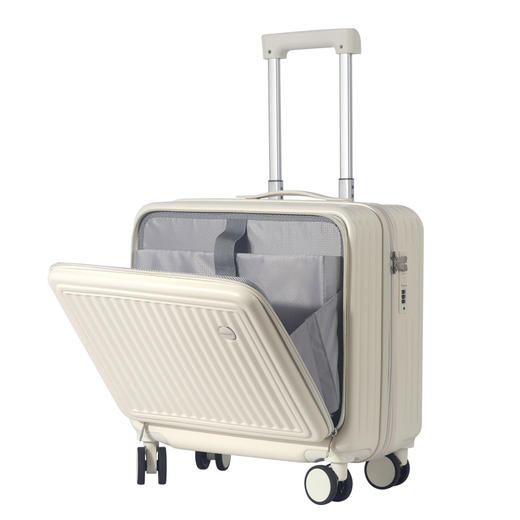 【前置开口行李箱】18寸多功能拉杆箱 女小号迷你登机箱小密码旅行箱 国庆短途出行 商品图4