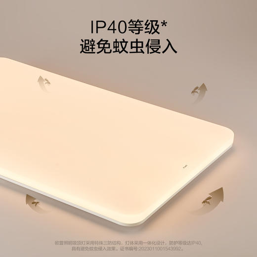 OPPLE欧普照明熙月客厅1.2m大尺寸简约现代自建房超大吸顶灯套餐 商品图2