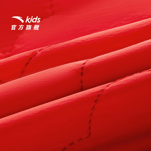 安踏儿童外套女大童2024冬季加绒保暖新年两件套上衣362518604 商品图7