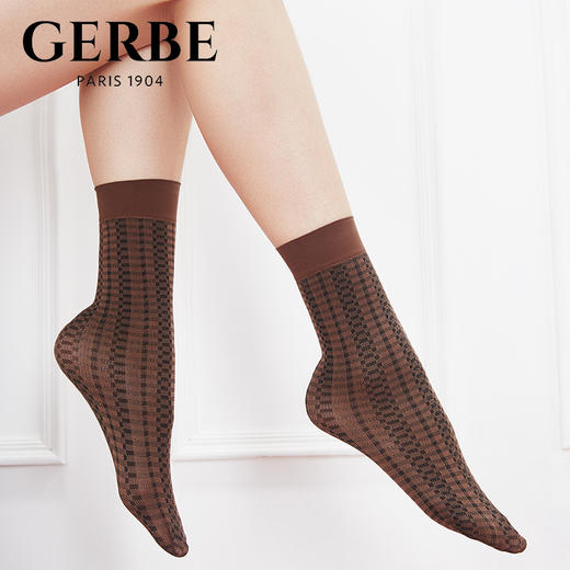 Gerbe格伯 法国原装进口女士短袜 女丝袜 GQDMI 97d 商品图0