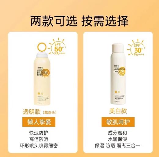 【超级补贴】浅草川防晒喷雾 全身通用夏季防紫外线隔离 商品图1