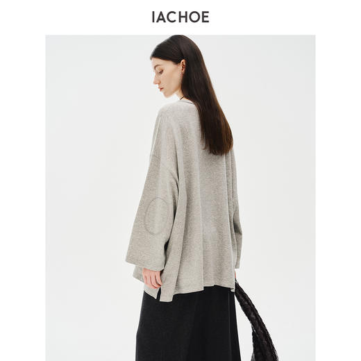 棉仓3621508001-IACHOE宽松宽袖T恤 商品图0