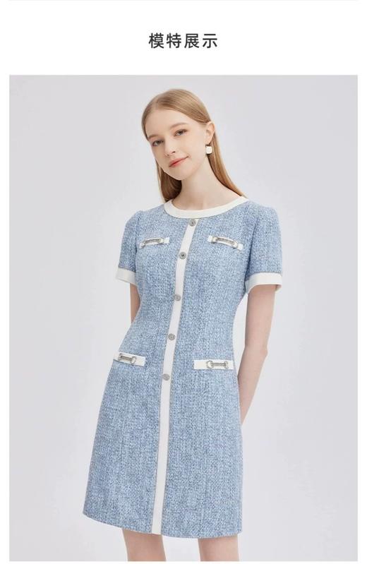 M1L1马天奴花纱小香风连衣裙MRS123DRB0 商品图0