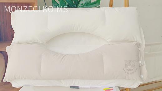 罗Y浩推荐‼️颈椎不舒服的克星来了【德国🇩🇪MONZECIKOIMS拆卸式美容护脊止鼾枕】✅可拆三分体和科学分区设计，顺应人体工学 ✅双向可枕，适应多种睡姿，且侧睡、趴睡时不压脸和耳朵 商品图0