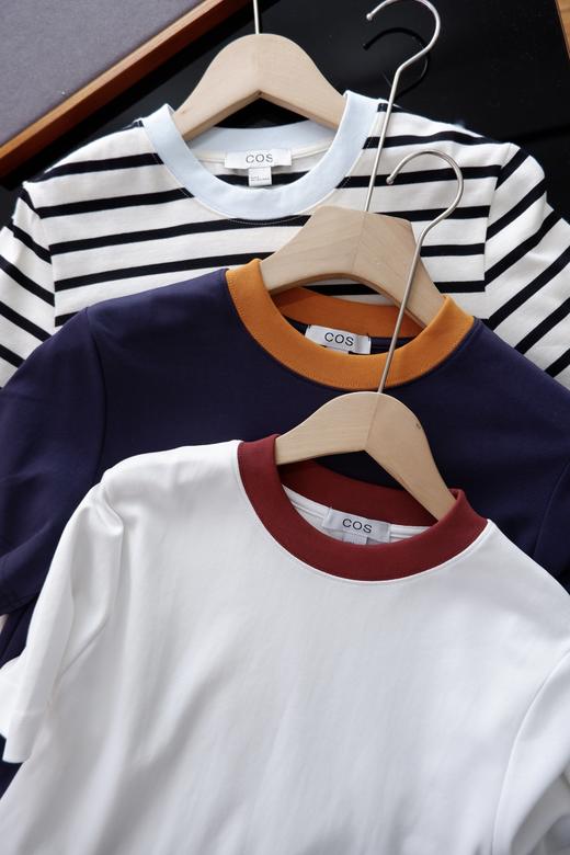 直发 C*S撞色32支纱高端色织短袖 100%长绒棉 商品图3