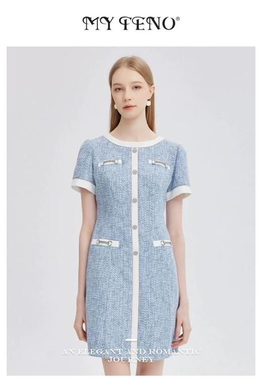 M1L1马天奴花纱小香风连衣裙MRS123DRB0 商品图1