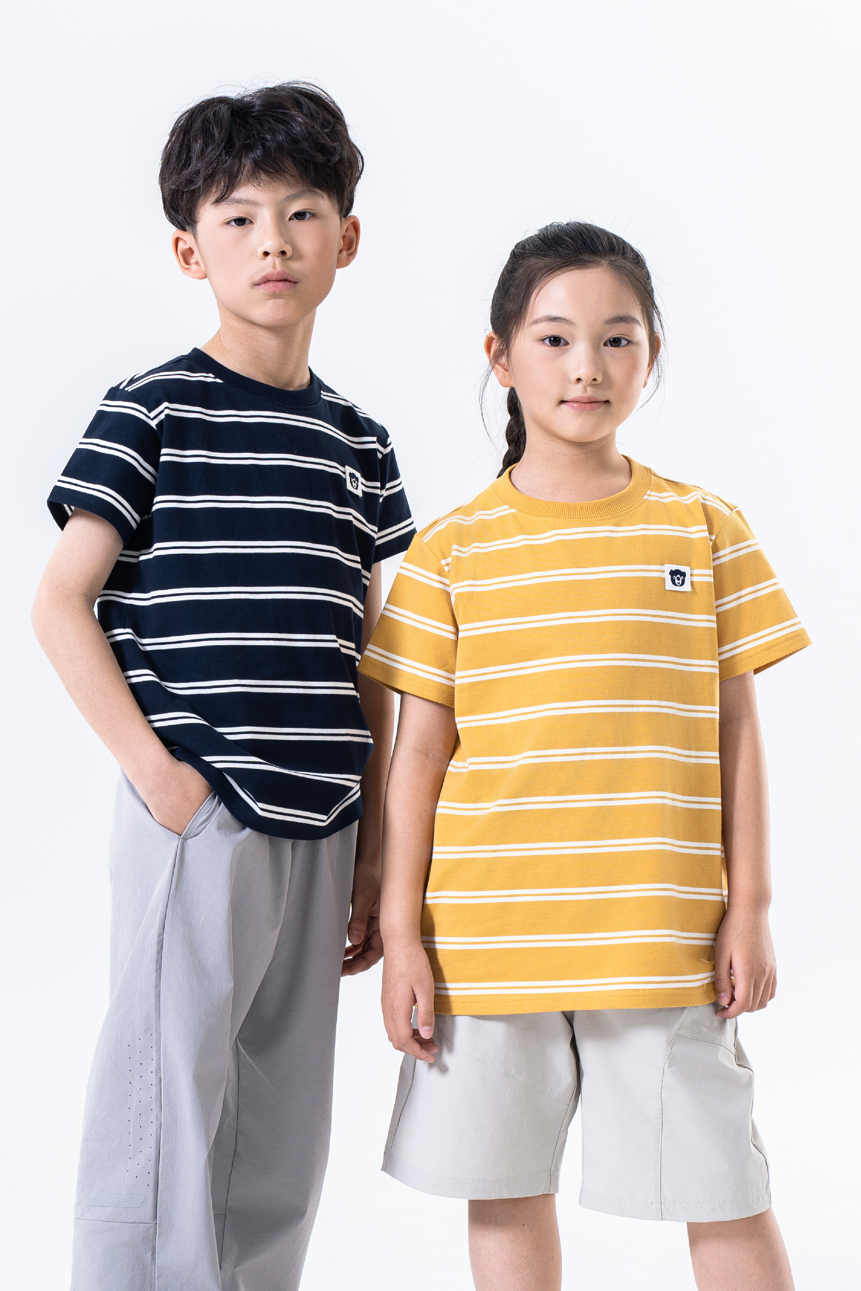 连绵·儿童A类条纹T恤