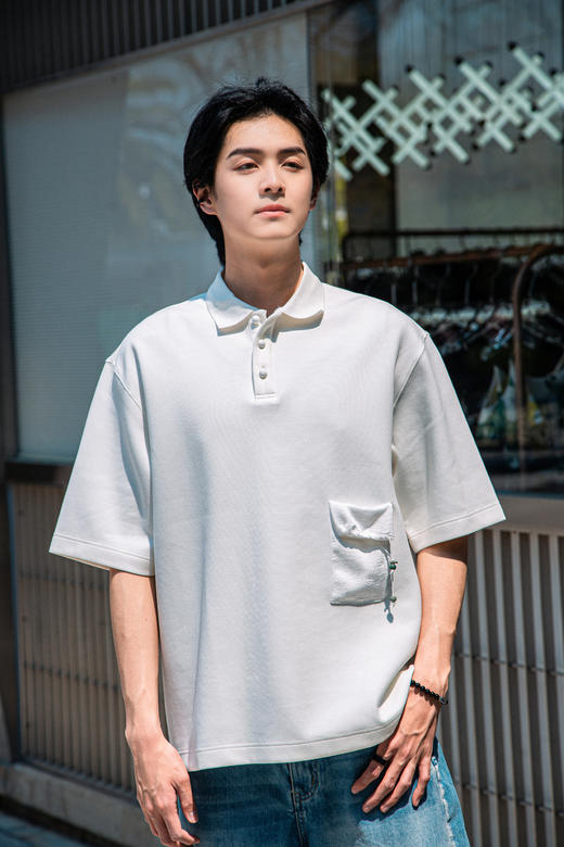 S522812385口袋休闲短袖POLO衫 商品图2