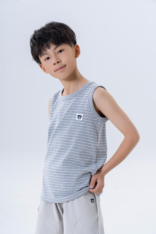 连绵·儿童A类条纹背心XZ090 商品图13