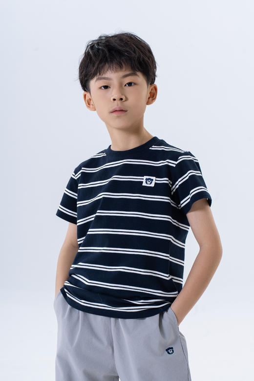 连绵·儿童A类条纹T恤 商品图3
