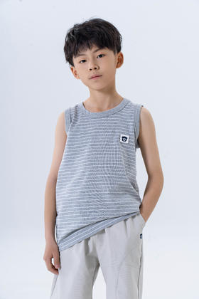 连绵·儿童A类条纹背心XZ090