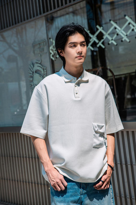 S522812385口袋休闲短袖POLO衫 商品图0