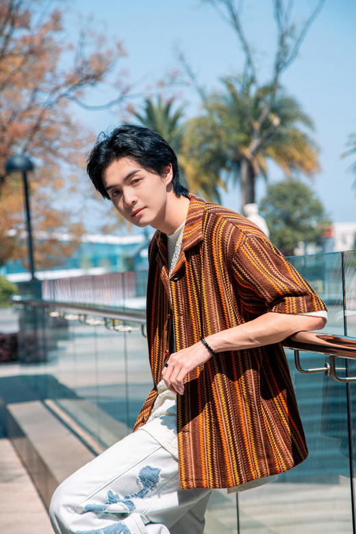 S522822233条纹针织短袖衬衫 商品图2