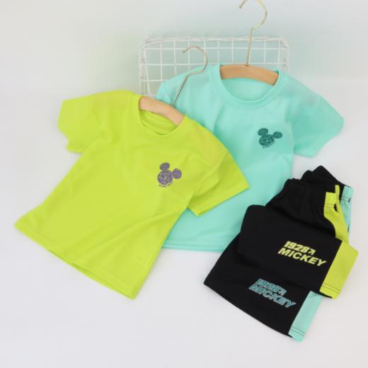 ❤️【品牌直发】37℃高温预警！迪士尼速干套装 |💰 39.9 元抢！ 🌻上衣 + 短裤 CP，三伏天自带降温🌞 ✅ 双向蜂窝网眼，✨立体透气孔，清凉在线 商品图5