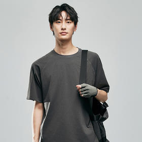 棉仓363801021-速干华夫格插肩袖T恤