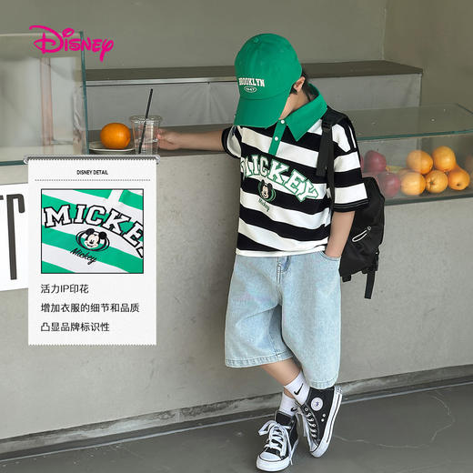 【120-160】【迪士尼】男童夏款短袖t恤polo衫 商品图9