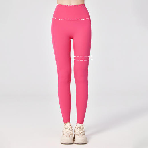 跃牌【海听系列】高强度紧身瑜伽裤运动长裤点胶复合高腰收腹高弹速干超薄健身裤XC60 商品图2