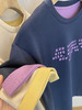 短期货！厂单，请珍惜！！2025新款双面撞色袖口字母印花卷边莫代尔T恤女款！ 商品缩略图5