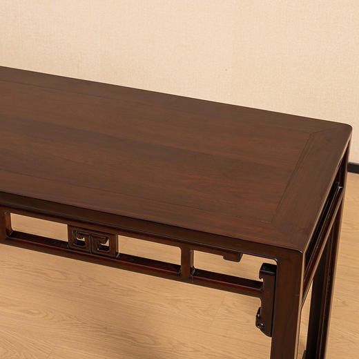 二十世纪 红木回纹四面平条桌 商品图2