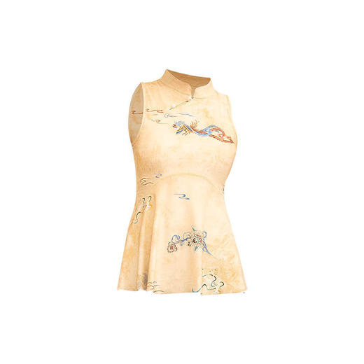 美愫瑜伽服上衣无袖背心中式古典女禅修打坐冥想普拉提高腰九分裤 商品图4