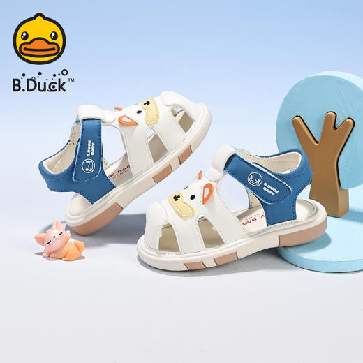 B.Duck小黄鸭童鞋夏季儿童凉鞋18-23 BY2686815 商品图4