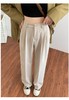 高腰休闲直筒西装裤女2025春夏新款高级感宽松阔腿裤显瘦拖地裤子 商品缩略图3