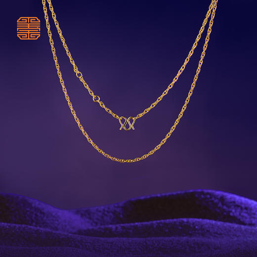 玺匠金铺《9999金链》足金9999 黄金项链饰品 商品图0