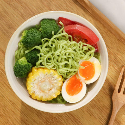 【配料表干净简单】西兰花荞麦方便面  60g/袋 商品图2