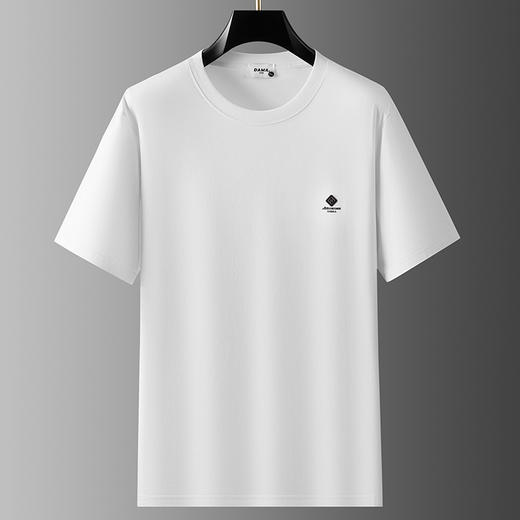 【DX】大依优型大码短袖T恤圆领体恤休闲精梳棉打底衫夏季胖子宽松上衣男士 商品图1