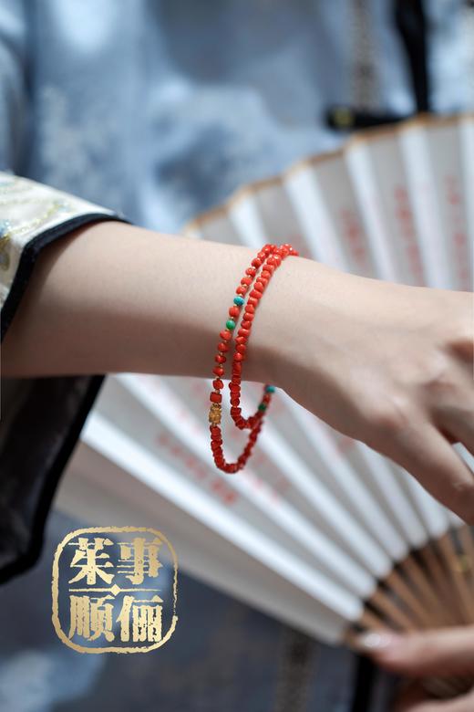 【茱事顺俪】18K黄金天然红项链 商品图7