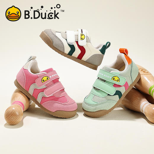 B.Duck小黄鸭童鞋春秋休闲低帮学步鞋软底轻便防滑透气22-31 BY1686970 商品图0