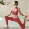 美愫中国风瑜伽服套装女夏季新款网纱透气运动休闲时尚提臀瑜伽裤 商品缩略图3