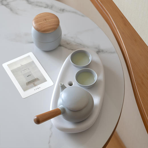哲品*全季  拾趣· 陶瓷茶具套装一壶两杯含茶盘（不含茶叶罐） 商品图2