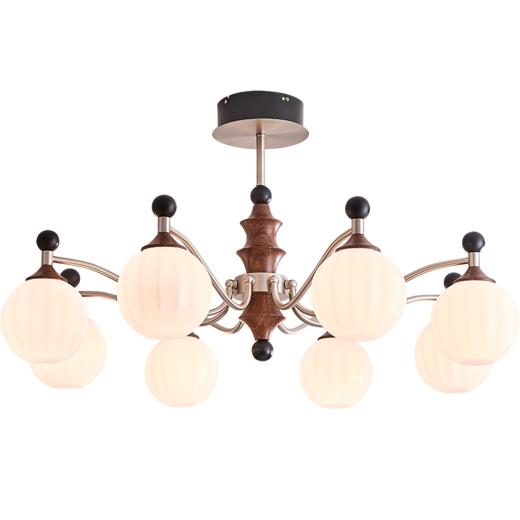 欧普（OPPLE）中古风吊灯咖啡豆复古2025新款宋代美学灯饰全光谱客餐厅 商品图5