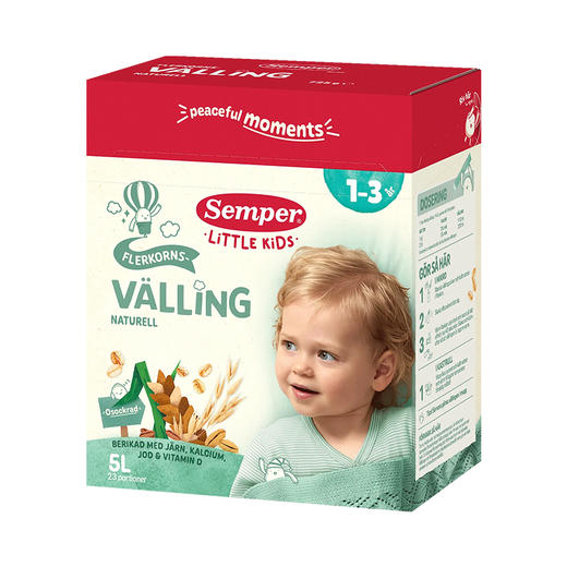 [瑞典]森宝谷物奶粉725g. Semper Fullk Valling 725g 商品图4