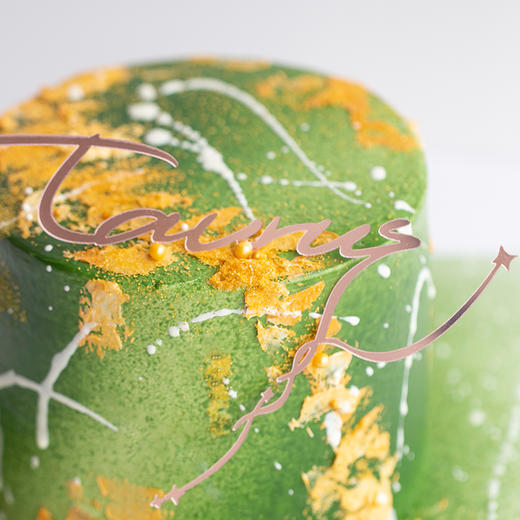 即将下架！2025新版「金牛座」竹香抹茶红豆味蛋糕｜十二星座唯美星空系列 商品图4